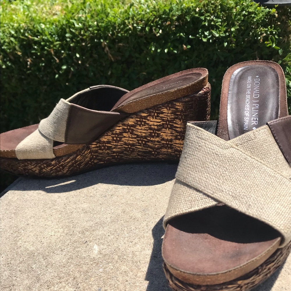 Donald J Pliner Wedge Sandals